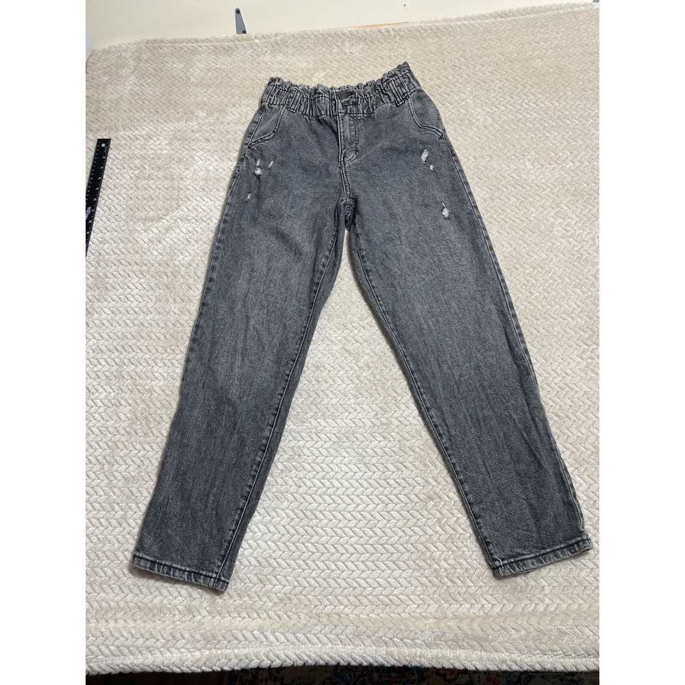 SO Goods For Life Super High Rise Jeggings Gray Paperbag Waist Size 3 26W
